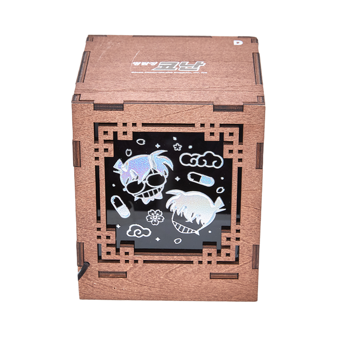 댄꼼마 x 명탐정코난 전통 무드등 브라운(DANCOMMA x Detective Conan Traditional Mood Lamp Brown)