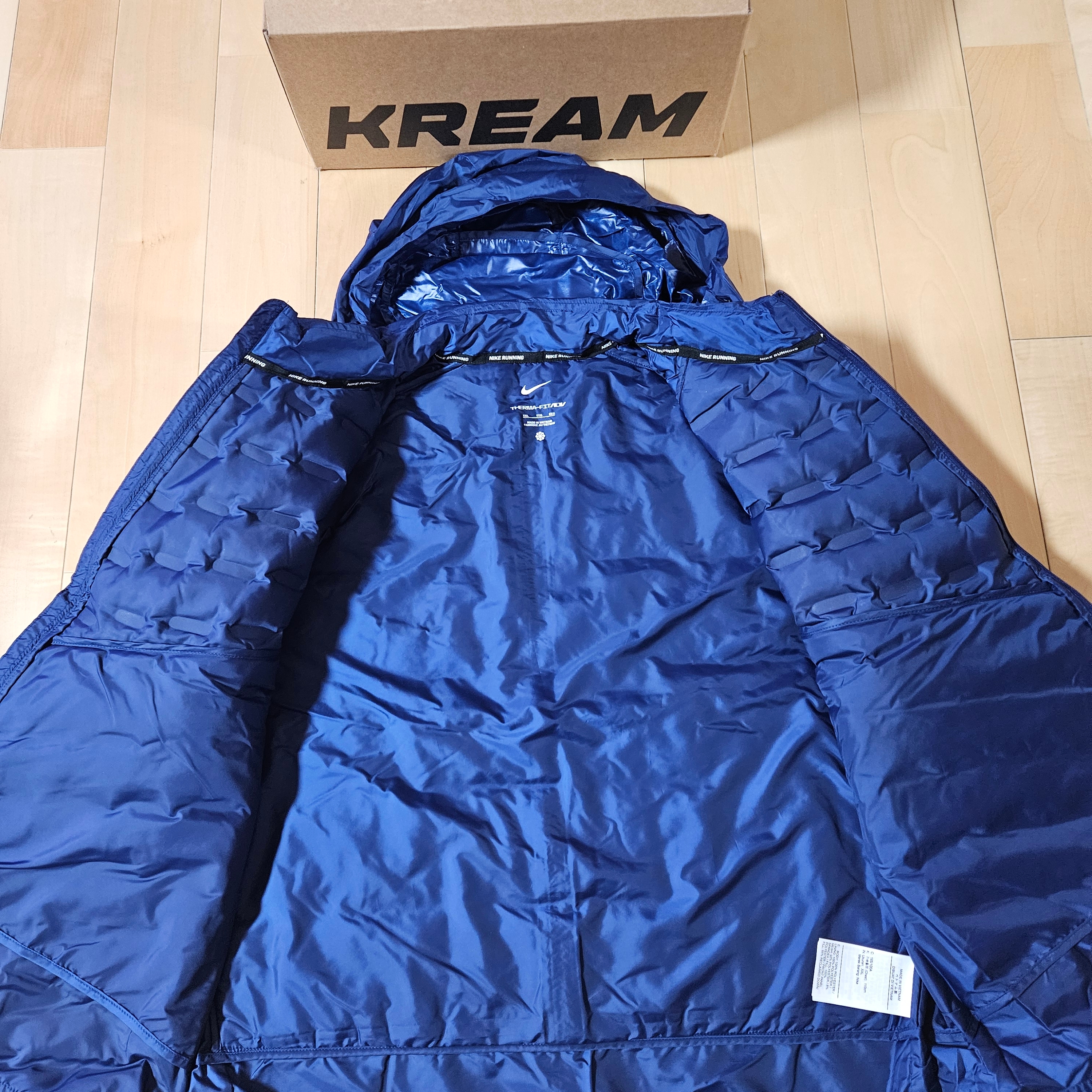 Nike Therma-Fit ADV Aeroloft Repel Down Running Jacket Blue Void - Asia 착용 스타일 - 2