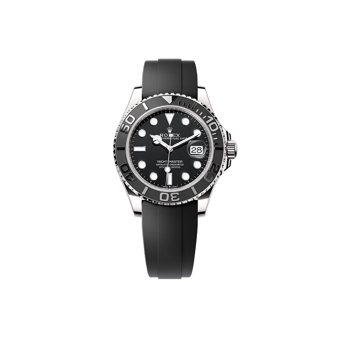 ITUWTRRGQ936 Rolex Yacht-Master 42 - 226659 Black Dial with Dot Oysterflex No. 7018