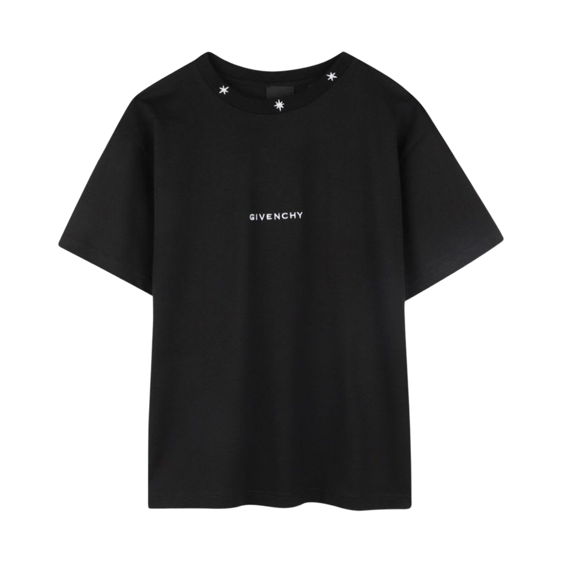 (키즈) 지방시 아키타입 로고 스타 티셔츠 블랙((Kids) Givenchy Archetype Logo Star T-Shirt Black)