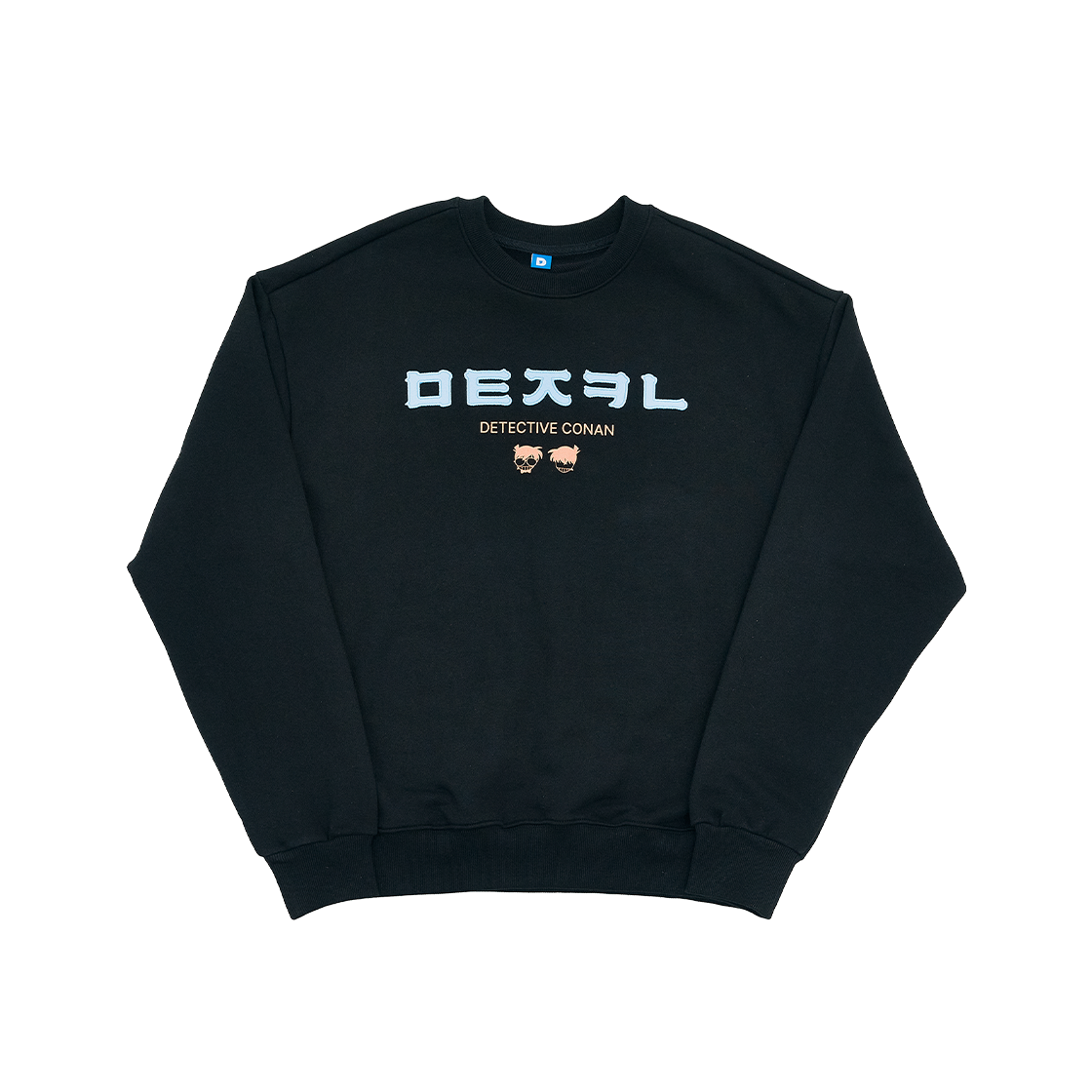 DN25WSS4000 DANCOMMA x Detective Conan Korean Limited Edtion Sweatshirt Black