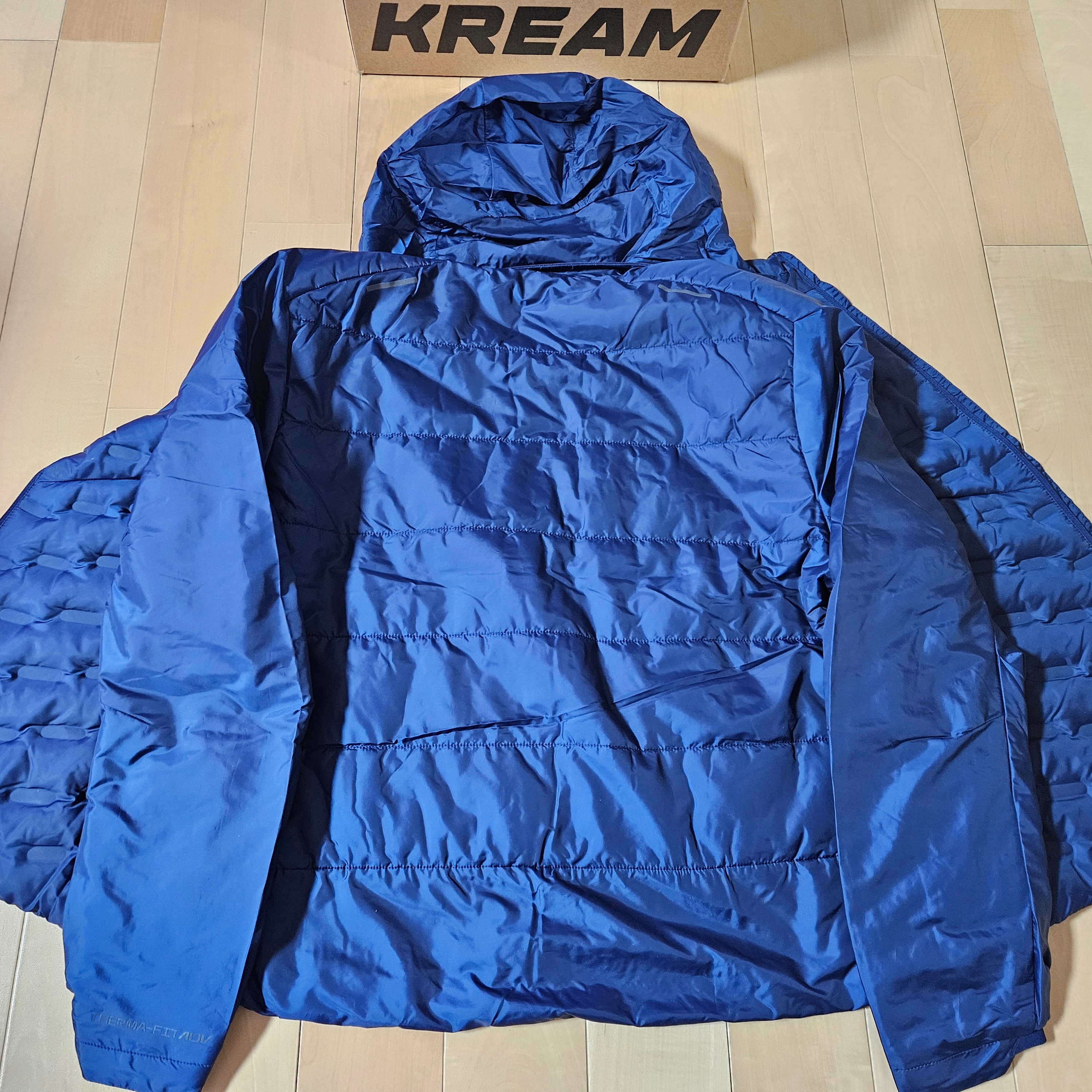 Nike Therma-Fit ADV Aeroloft Repel Down Running Jacket Blue Void - Asia 착용 스타일 - 4