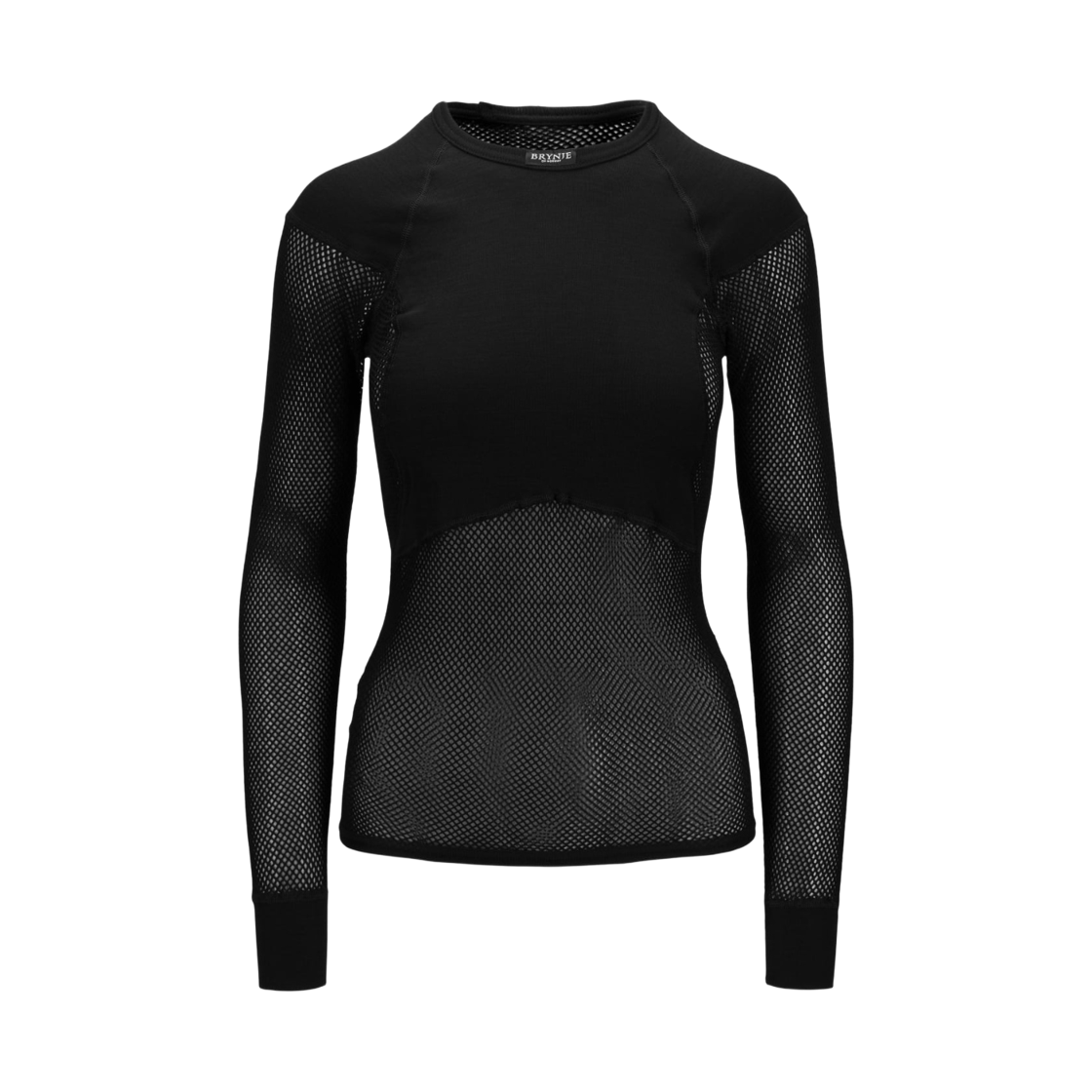 (W) 브린제 슈퍼 써모 셔츠 블랙((W) Brynje Super Thermo Shirt Black)