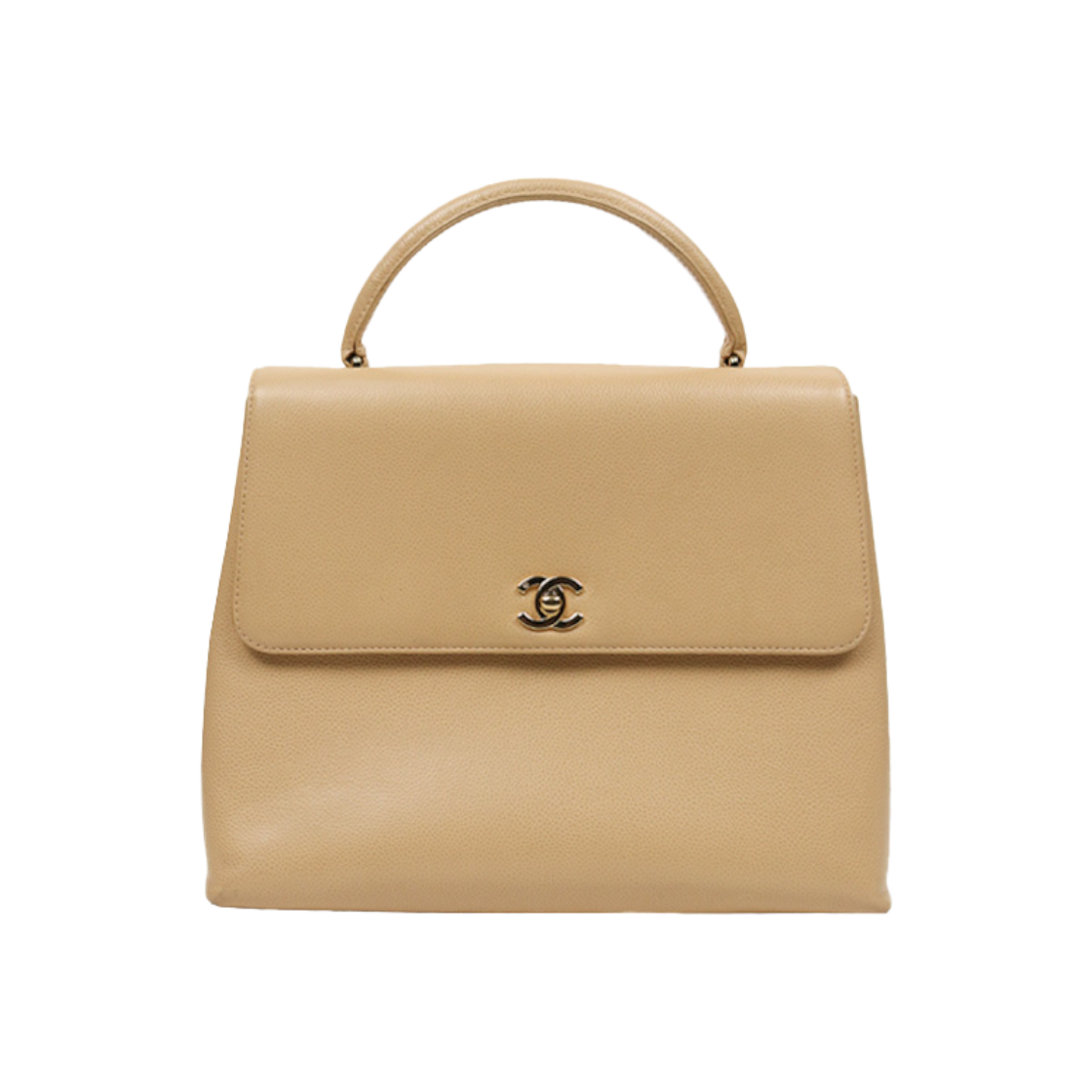 샤넬 베이지 캐비어 코코핸들 A-A42738(Chanel Beige Caviar Coco Handle A-A42738) - 1