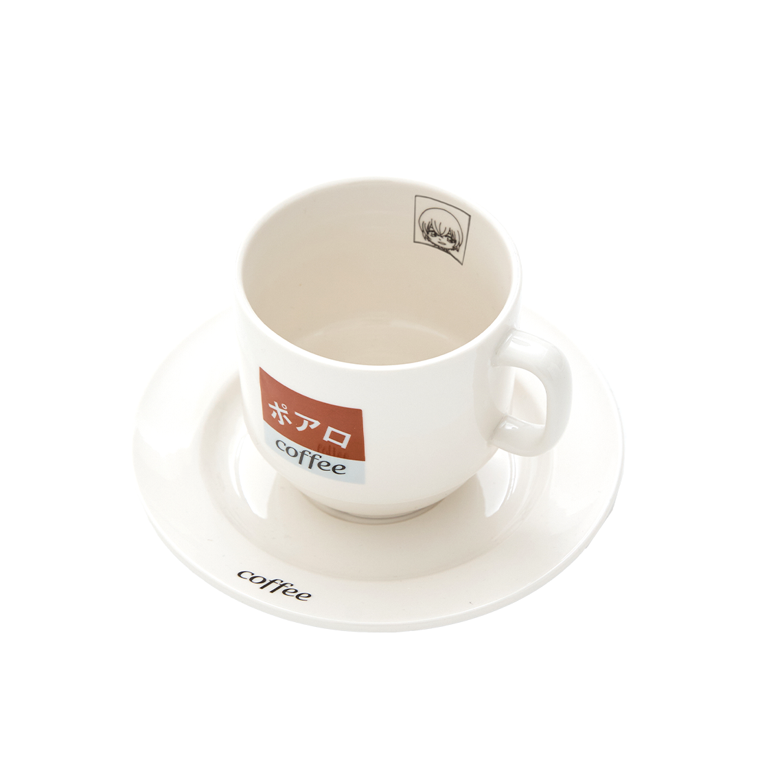 댄꼼마 x 명탐정 코난 카페 포와로 커피잔 세트(DANCOMMA x Detective Conan Cafe Poirot Coffee Cup Set)