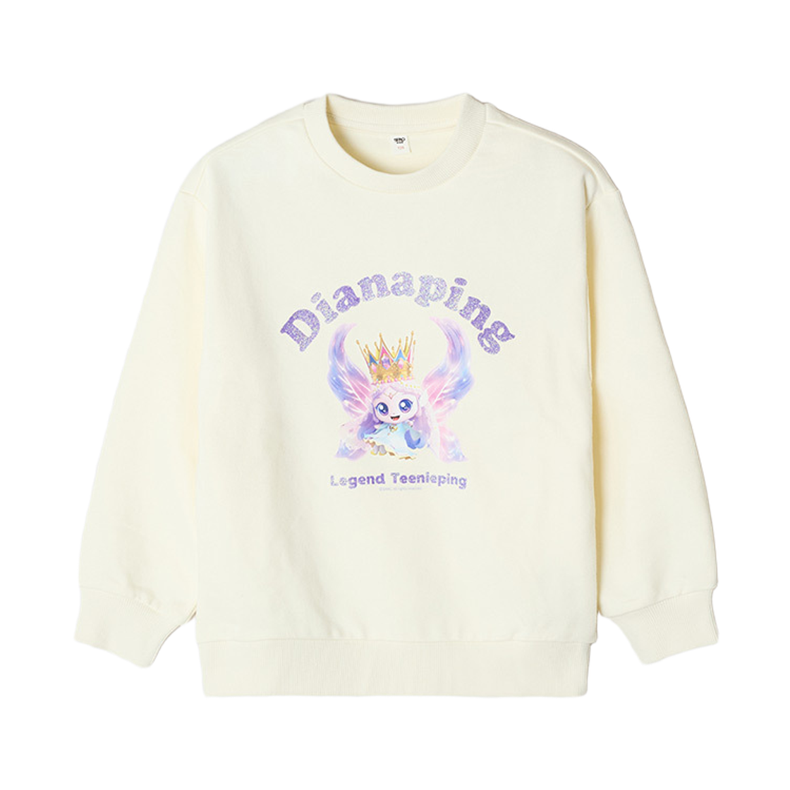 (키즈) 스파오 x 캐치! 티니핑 스웨트셔츠 라이트 바이올렛((Kids) Spao x Catch! Teenieping Sweatshirt Light Violet) - 1