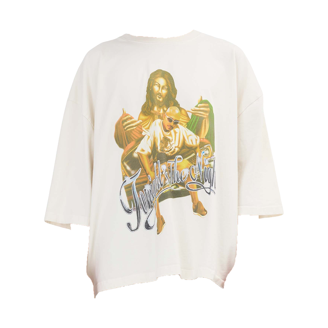 윌리 차바리아 산 차치 버팔로 티셔츠 화이트(Willy Chavarria San Chachi Buffalo T-Shirt White)