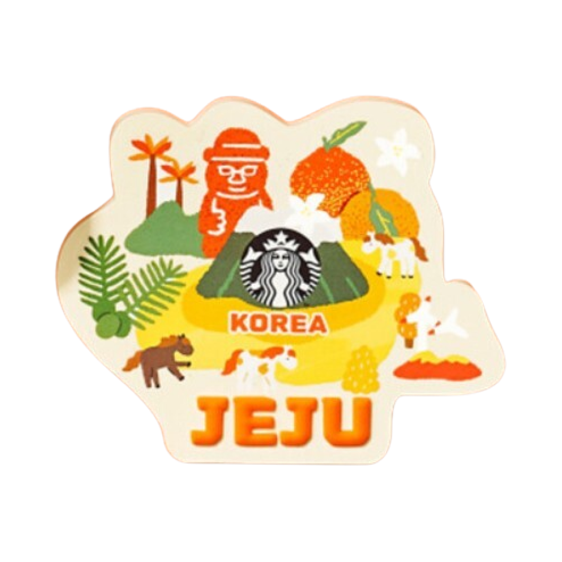 스타벅스 안녕 제주 마그넷(Starbucks Hello Jeju Magnet)