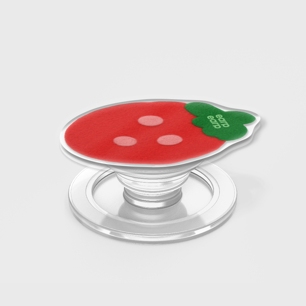 어프어프 스트로베리(맥세이프-아크릴스마트톡)(earpearp Strawberry MagSafe Acrylic Smart Tok) - 4