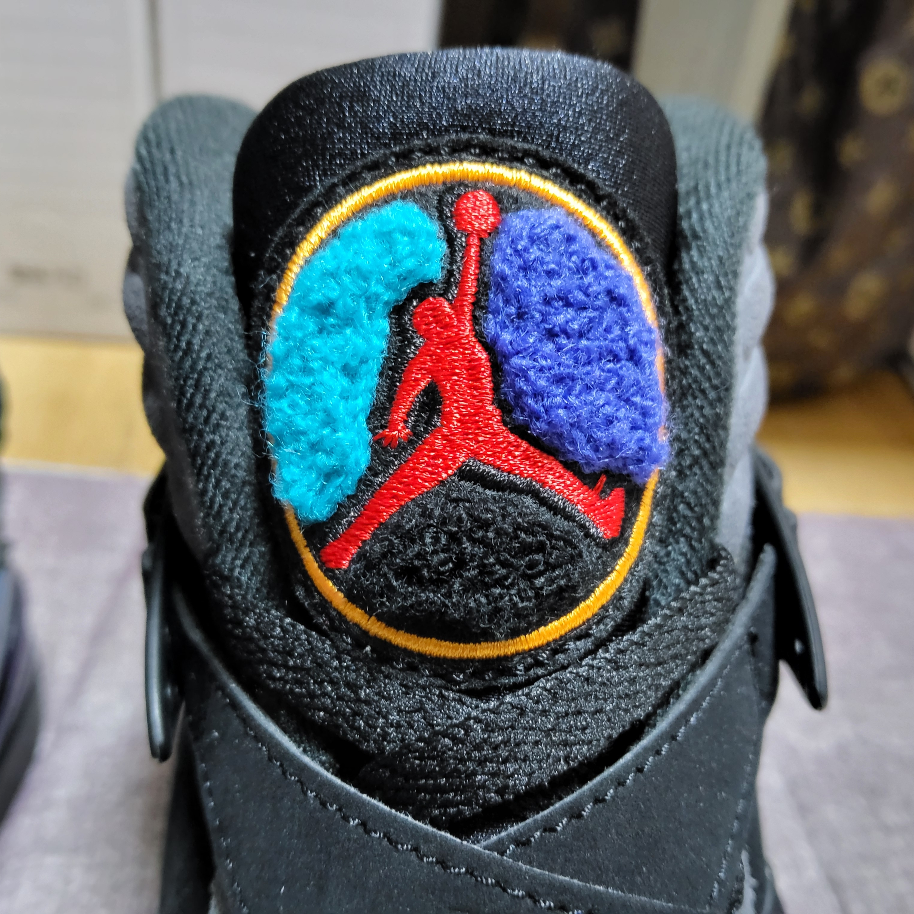 Jordan 8 Retro Aqua 2025 착용 스타일 - 3