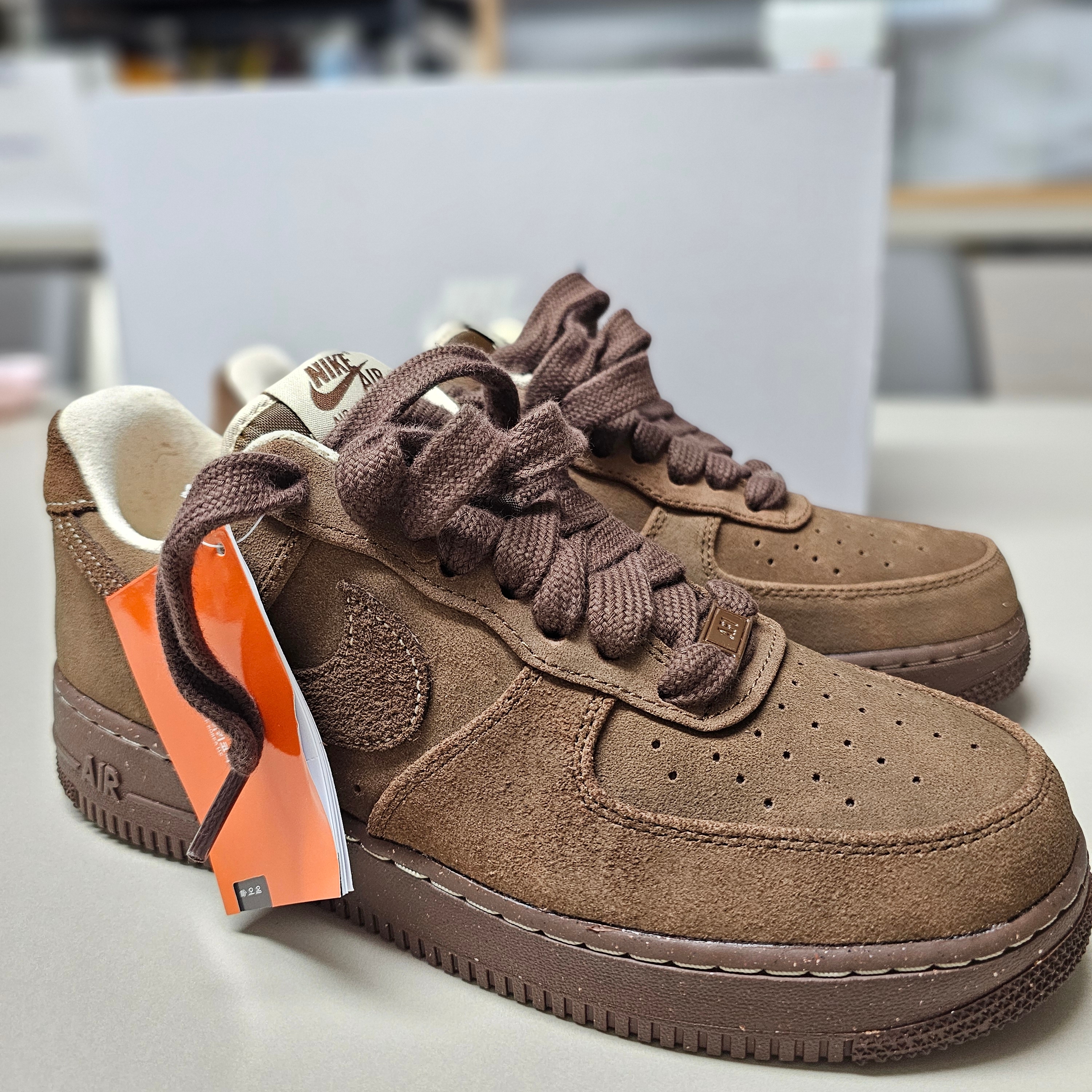 (W) Nike Air Force 1 '07 Cacao Wow 착용 스타일