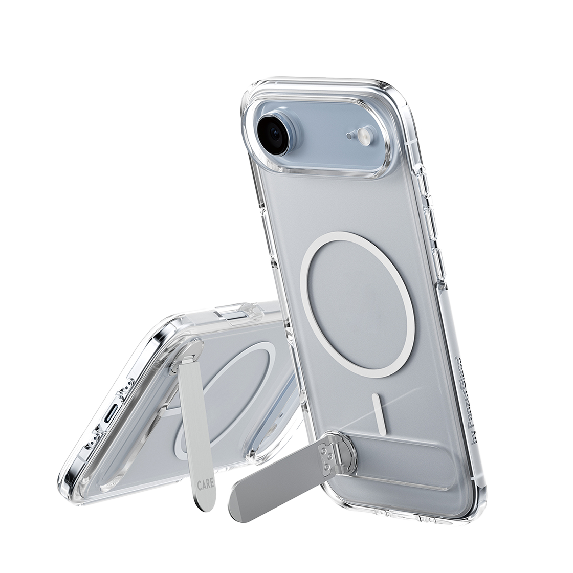 판저글래스 케어 클리어 맥세이프 킥스탠드 케이스 iPhone 17 Air(PANZERGLASS Care Clear MagSafe Kickstand Case iPhone 17 Air)