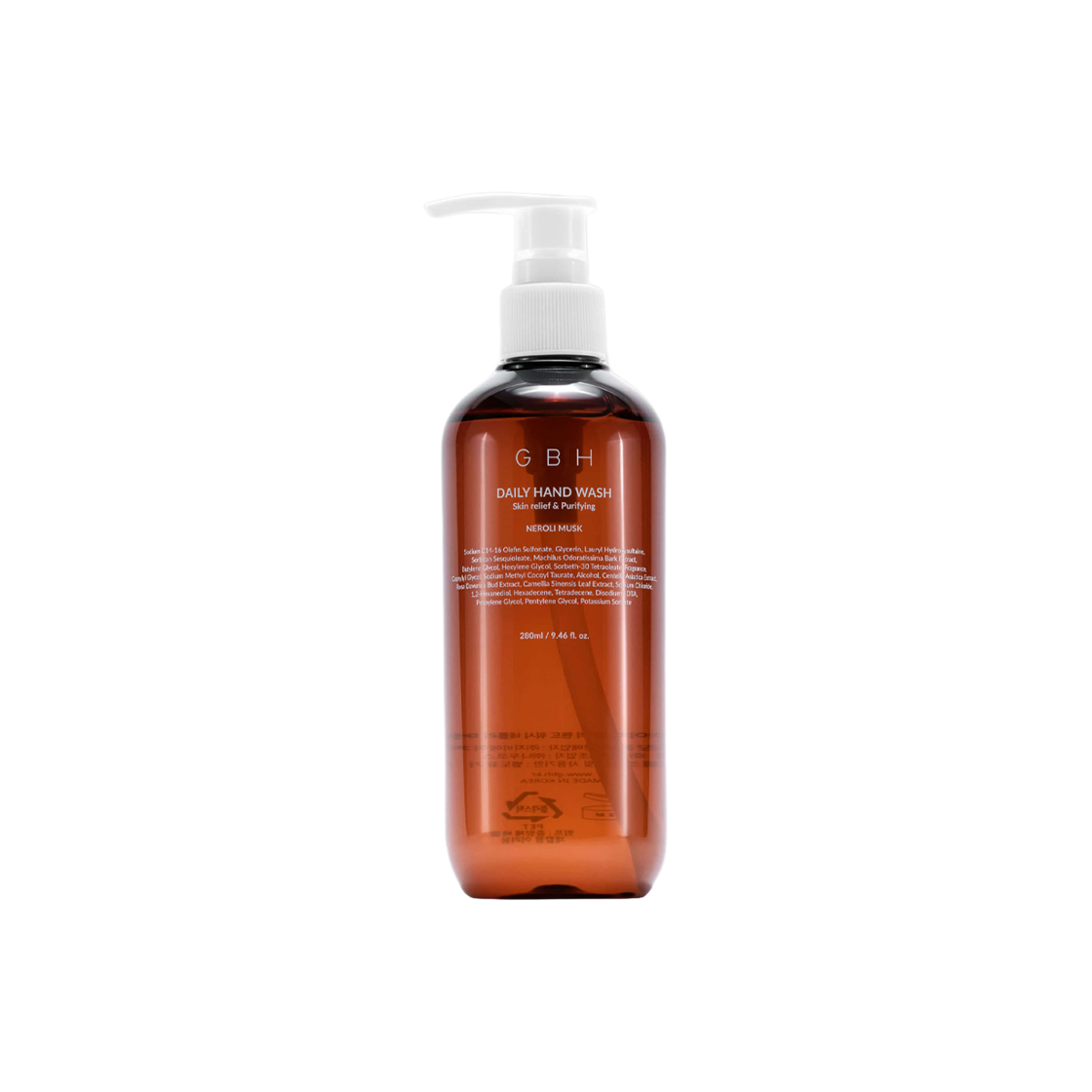 지비에이치 코스메틱 핸드 워시 네롤리 머스크 280ml