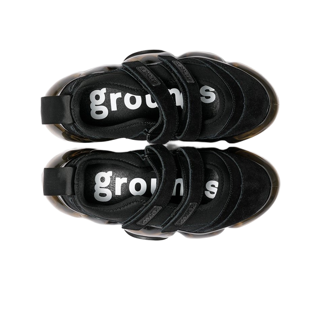 (W) 그라운즈 무피 메리제인 더블 블랙((W) Grounds Moopie Mary Jane Double Black) - 2