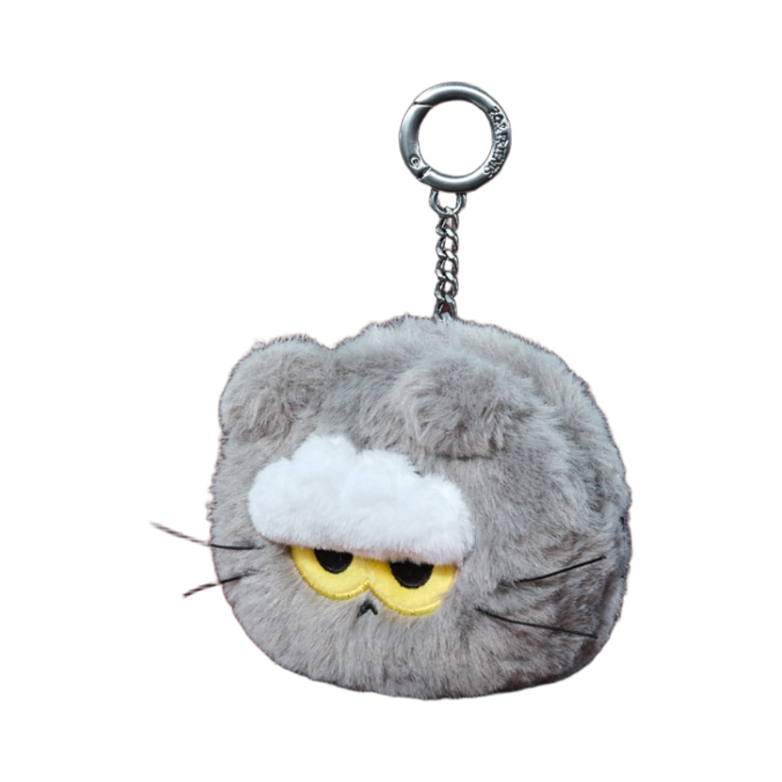 조앤프렌즈 조아 페이스 파우치 키링 그레이(Zo&Friends Zoa Face Pouch Keyring Grey)