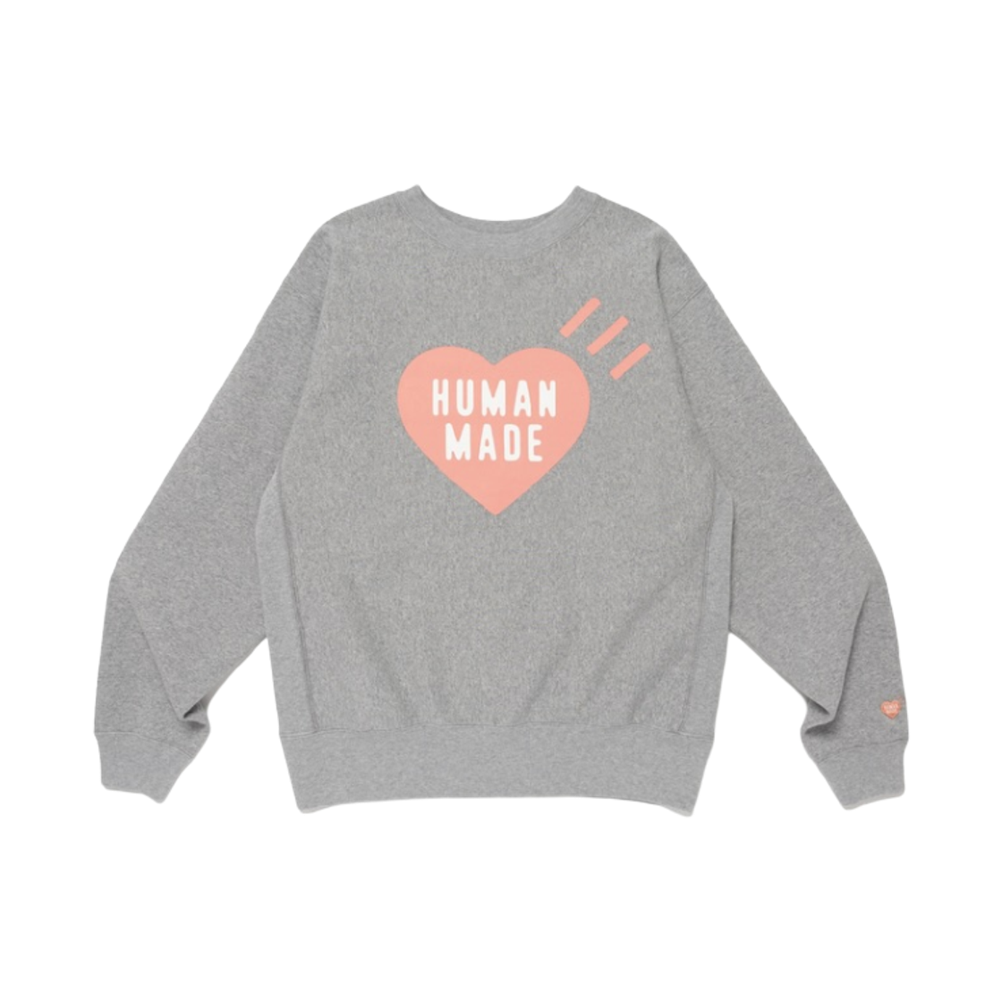 휴먼 메이드 하트 스웨트셔츠 그레이 - 서울 스토어 한정(Human Made Heart Sweatshirt Gray - Seoul Store Exclusvie) - 1
