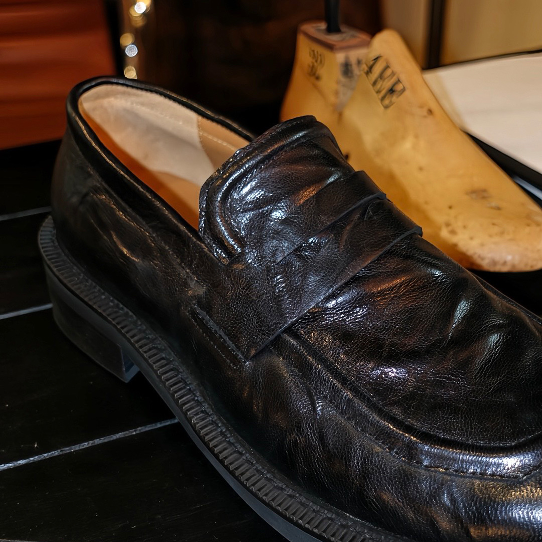 PENNY PLATE M/W Crease Project Loafer 착용 스타일