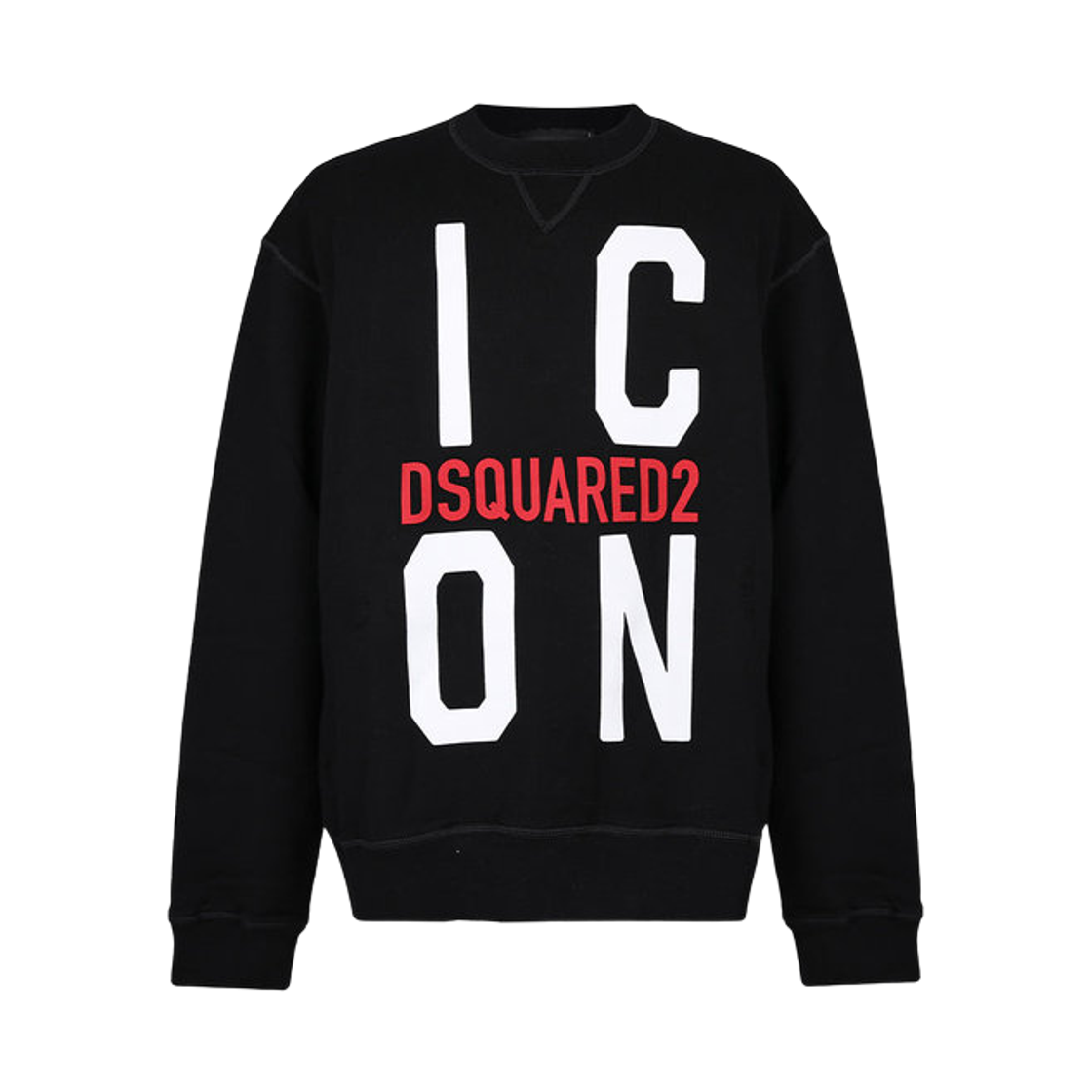 S79GU0035S25042900 Dsquared2 Icon Print Sweatshirt Black