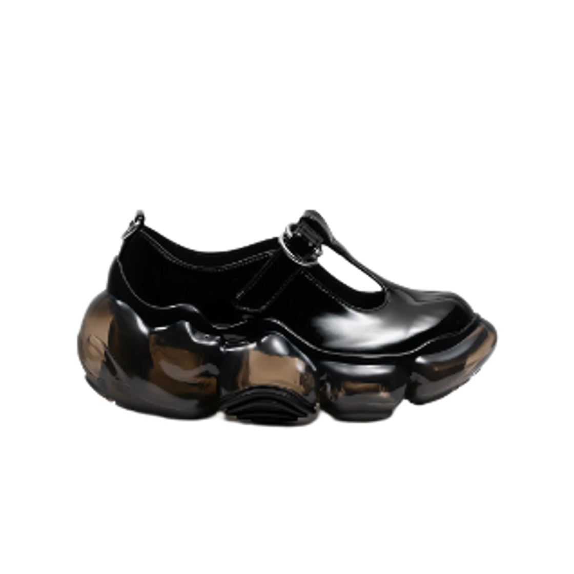 - (W) Grounds Moopie T Mary Jane Black Enamel Black