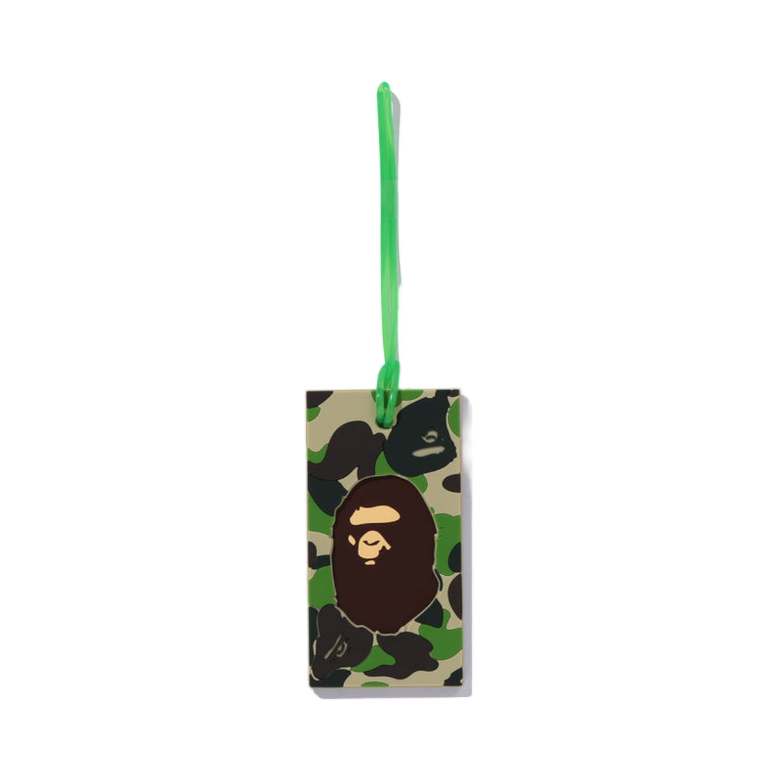 - BAPE ABC Camo Luggage Tag Travel Green