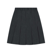 Safarispot Two Button Pleats Wool Skirt Black