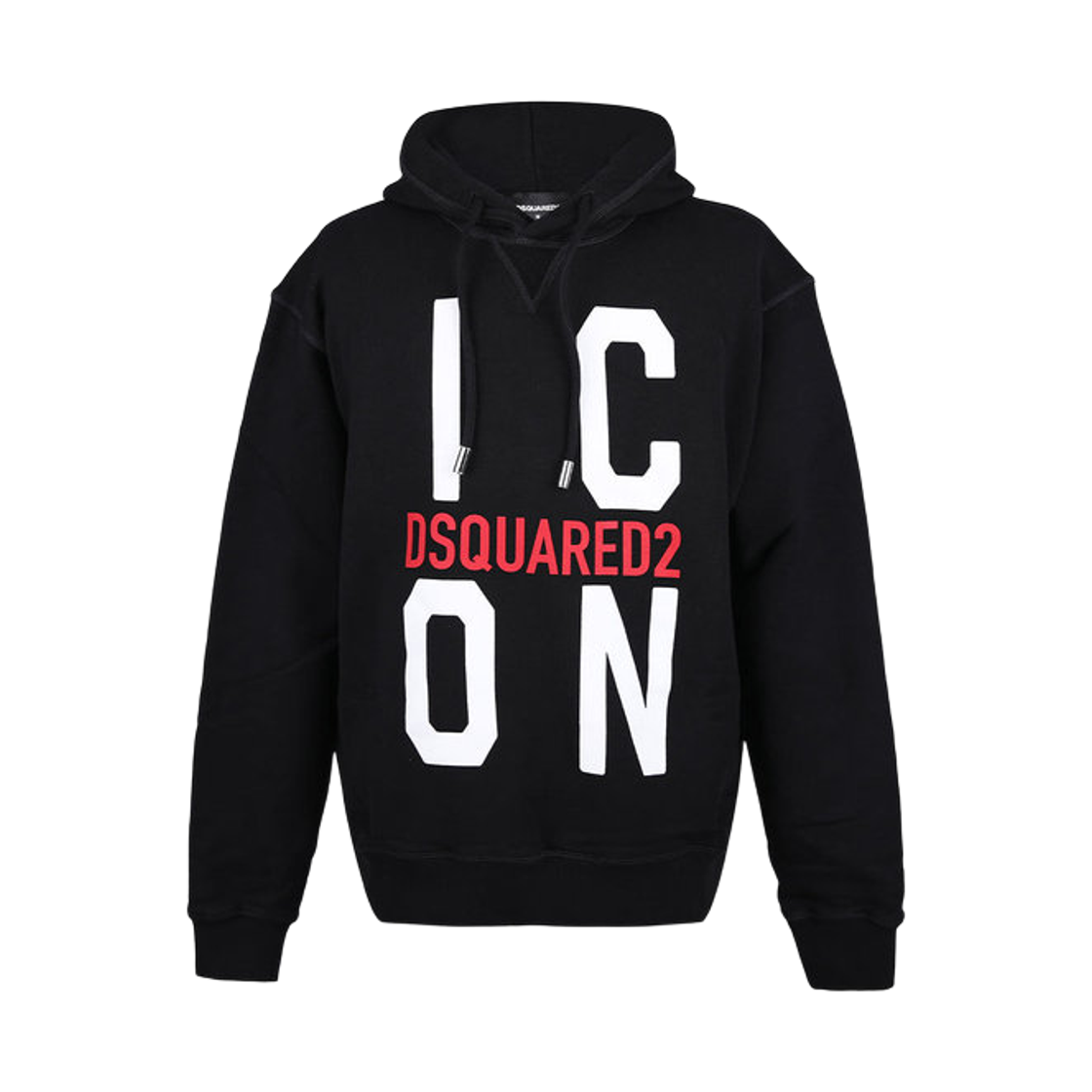 디스퀘어드2 아이콘 후드 스웨트셔츠 블랙(Dsquared2 Icon Hooded Sweatshirt Black)