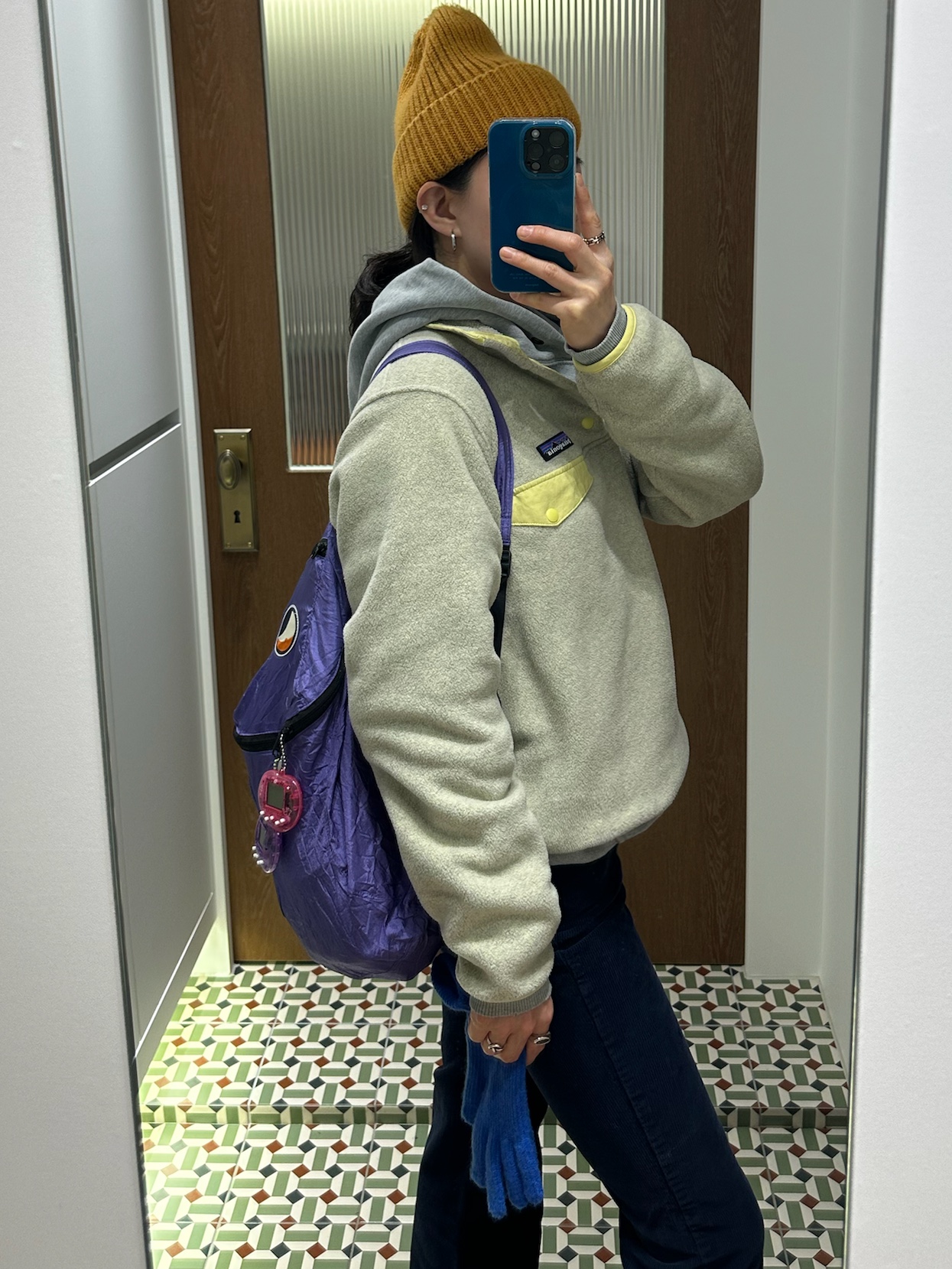 Ticket to the Moon Mini Backpack Purple (15L), (W) Adidas Gazelle Indoor Bliss Pink 착용 스타일 - 3