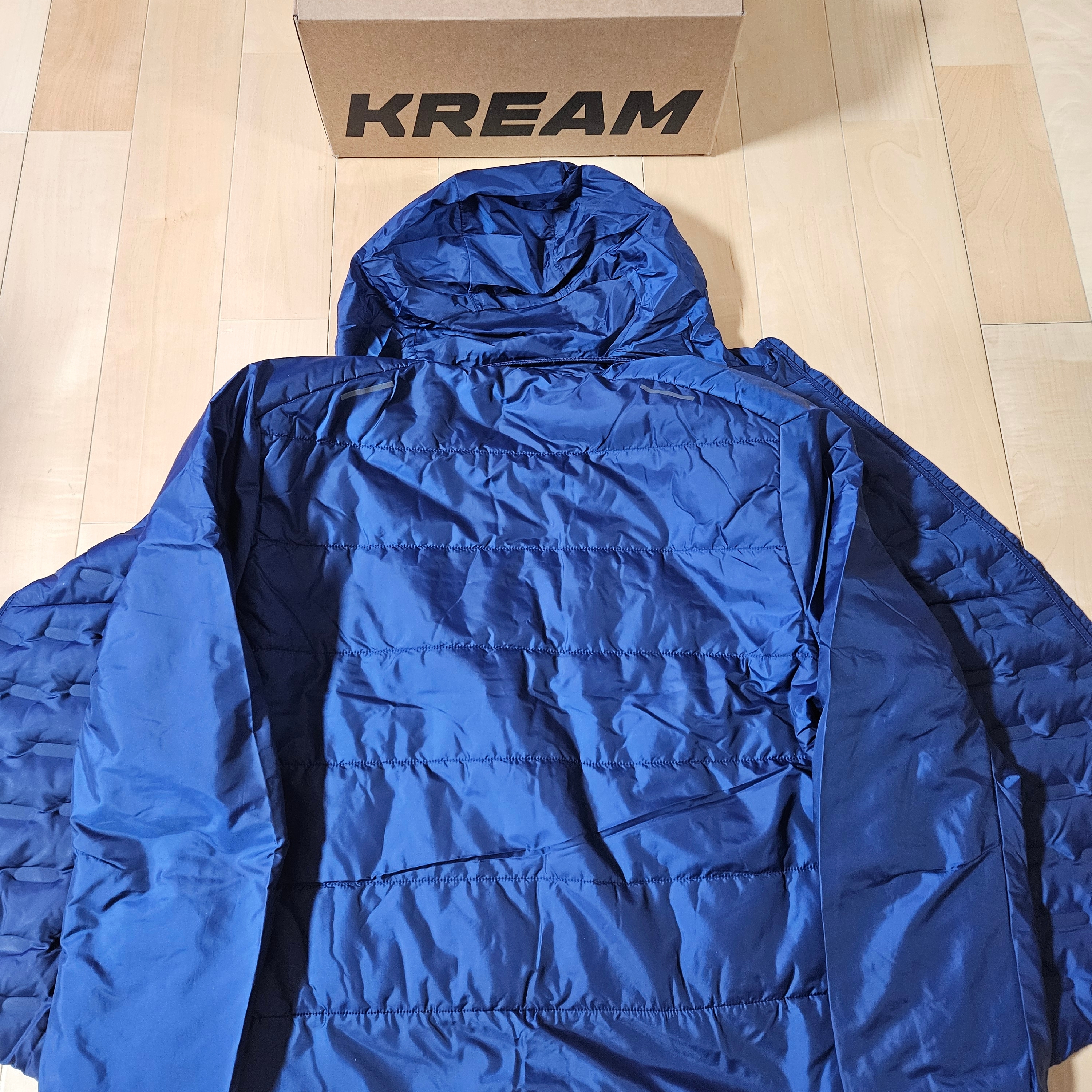 Nike Therma-Fit ADV Aeroloft Repel Down Running Jacket Blue Void - Asia 착용 스타일 - 3