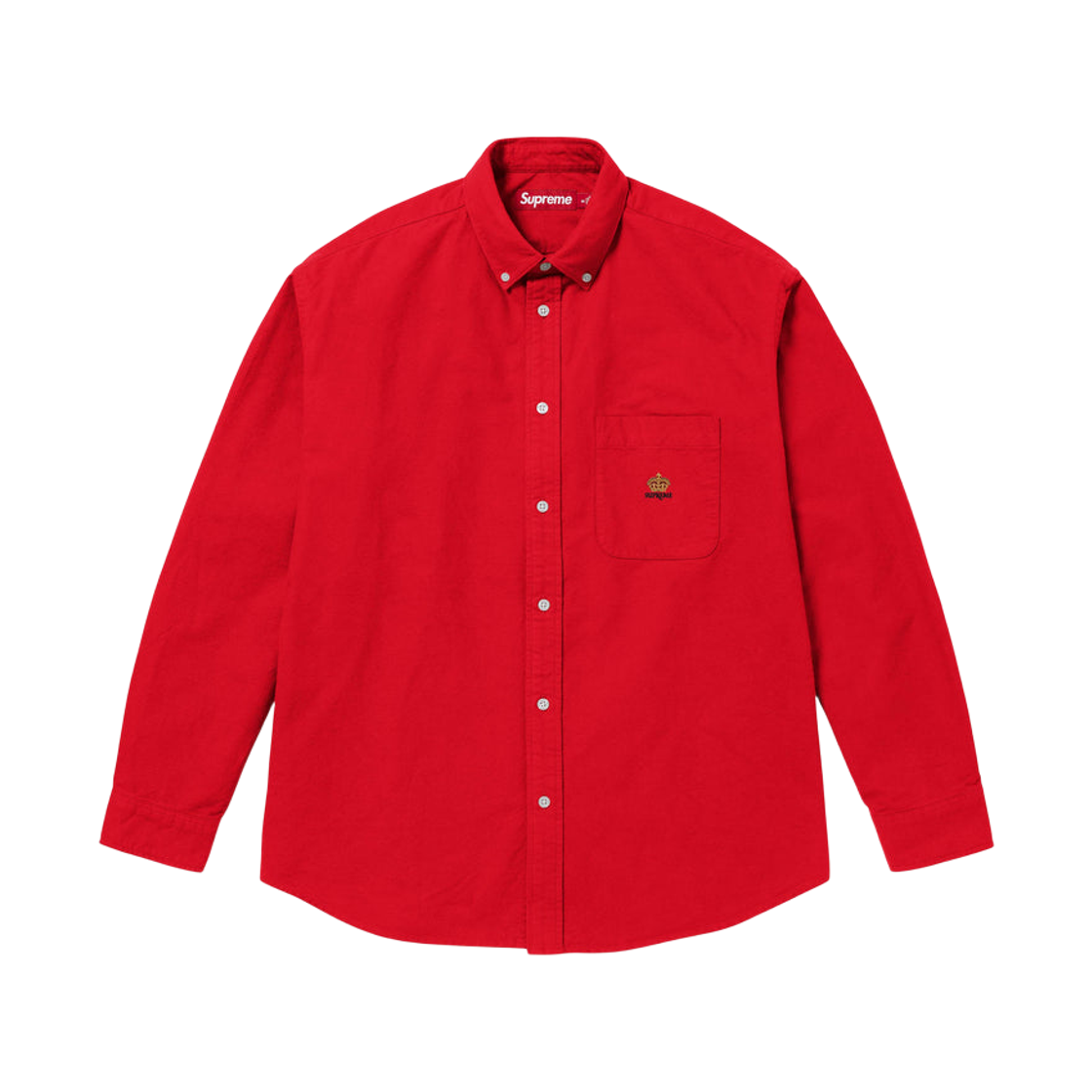 슈프림 루즈 핏 플란넬 옥스포드 셔츠 레드 - 25FW(Supreme Loose Fit Flannel Oxford Shirt Red - 25FW) - 1