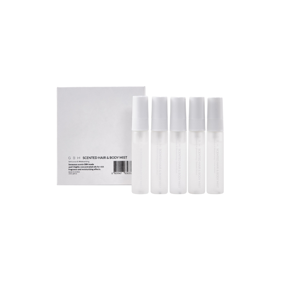 지비에이치 코스메틱 센티드 헤어 앤 바디 미스트 디스커버리 키트