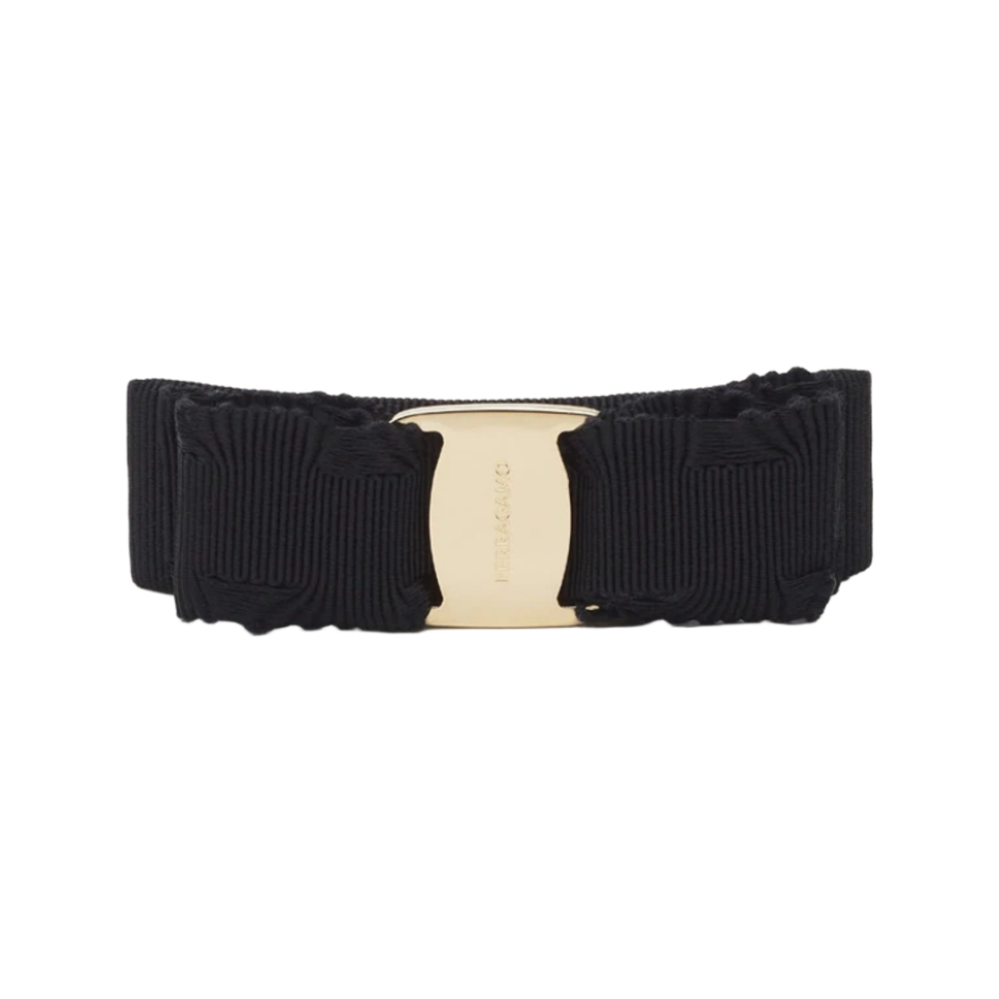 346972-662681 (W) Ferragamo Vara Bow Hairclip Black Gold