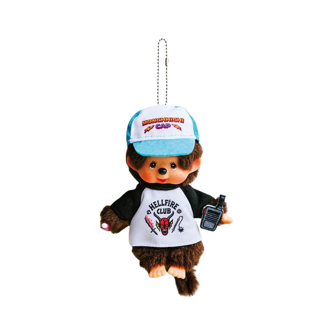 몬치치 x 기묘한 이야기 키 체인 헬파이어 클럽(Monchhichi x Strange Things Key Chain Hellfire Club)