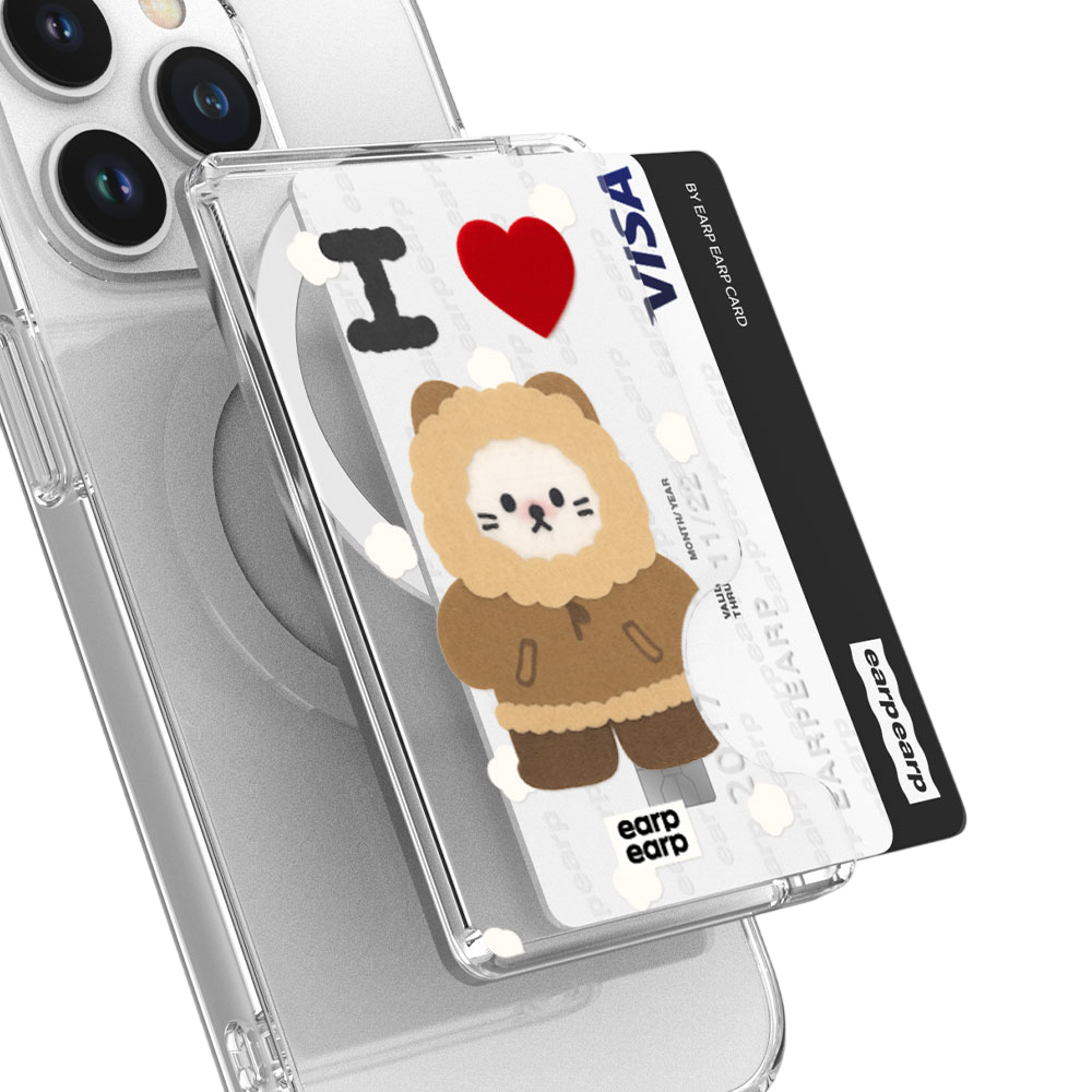 윈터 파카 치치(맥세이프-카드지갑)(Winter Parka Chichi MagSafe Card Wallet) - 1