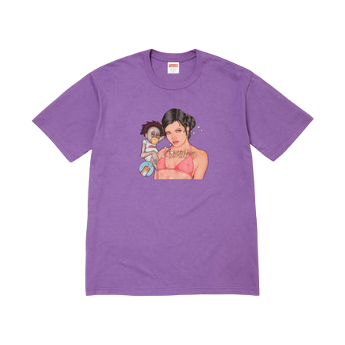 슈프림 엔젤 티셔츠 퍼플 - 25FW(Supreme Angel T-Shirt Purple - 25FW) - 1