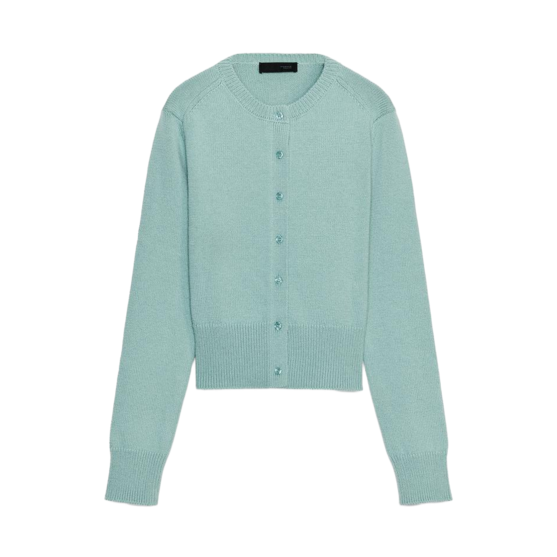 (W) 자라 플레인 니트 자켓 터키 블루((W) Zara Plain Knit Jacket Turkey Blue)