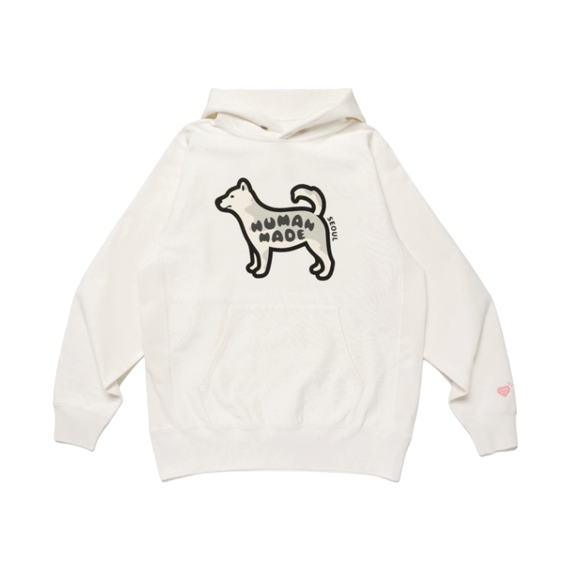 휴먼 메이드 애니멀 후드 진도 화이트 - 서울 스토어 한정