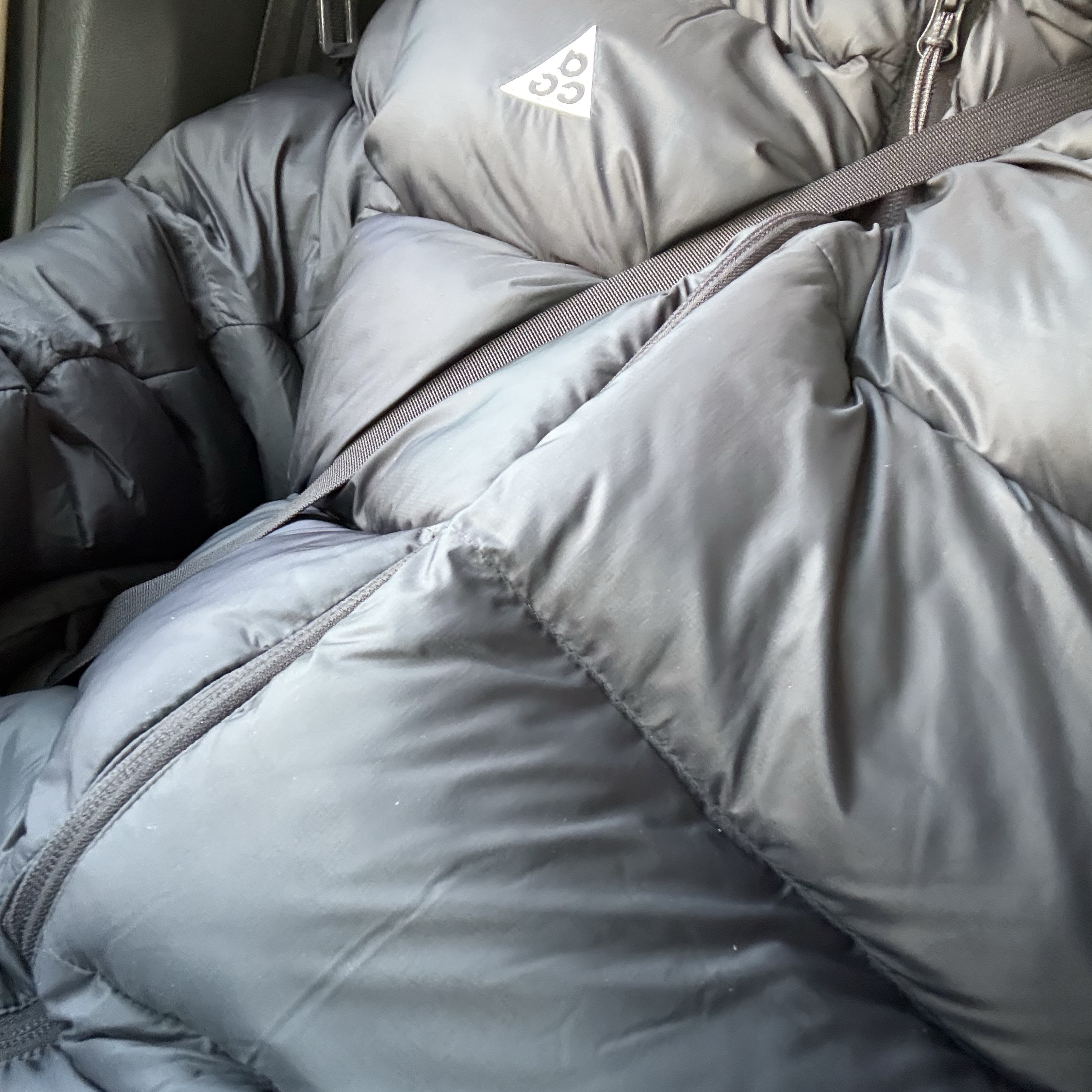 Nike ACG Therma-Fit ADV Lunar Lake Loose Hooded Jacket Black Summit White - Asia 착용 스타일