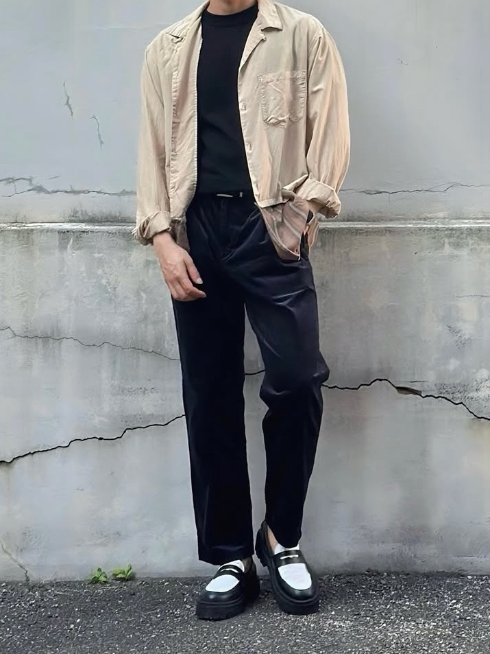 PENNY PLATE Men Loafer Basic High 착용 스타일