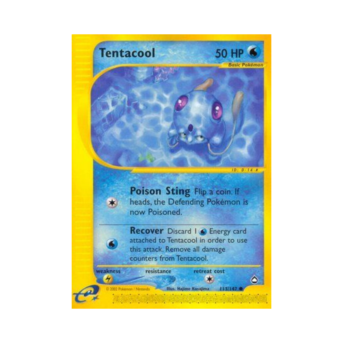 포켓몬 TCG 왕눈해 C 아쿠아폴리스 (영문판)(Pokemon TCG Tentacool C Aquapolis (English Ver.)) - 1