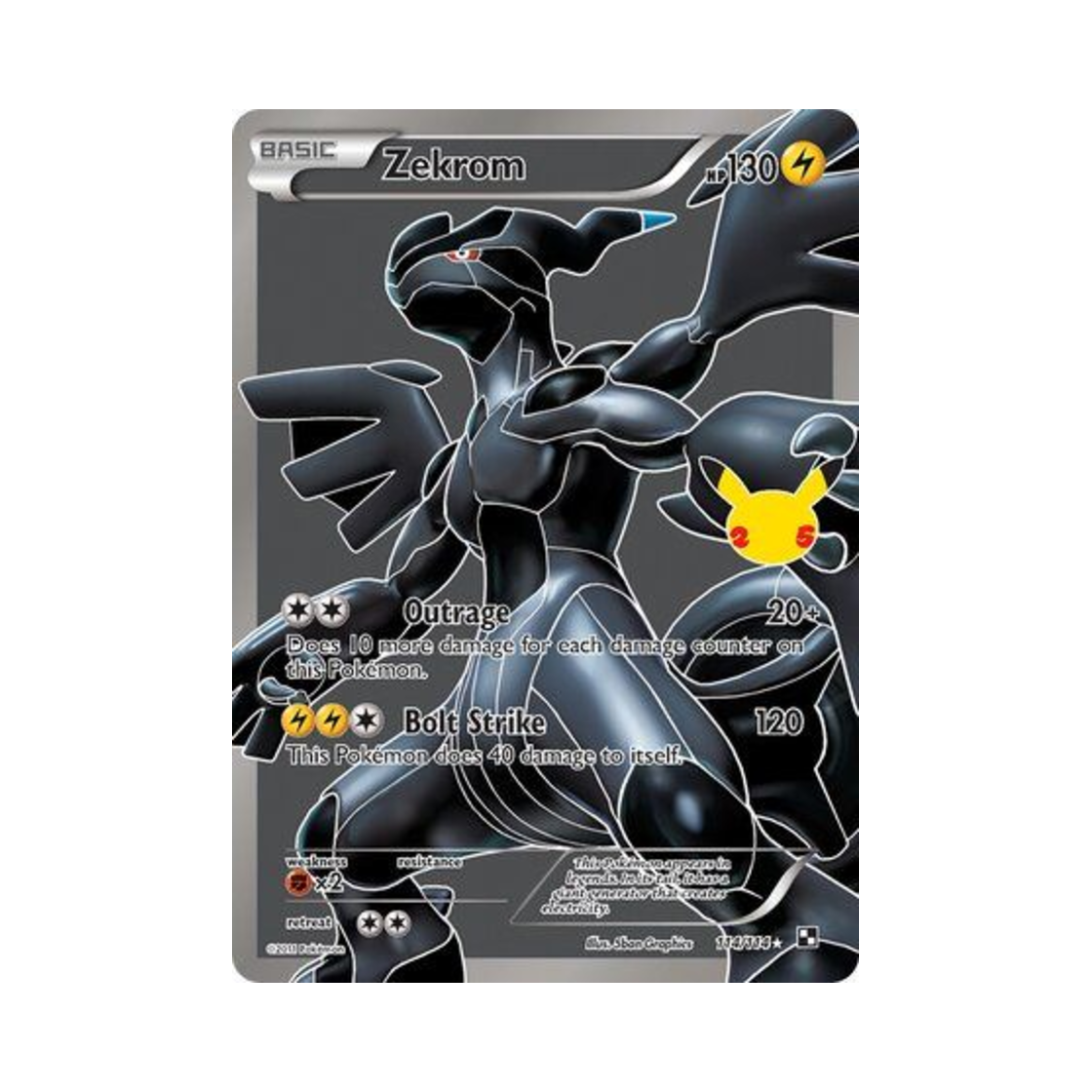 포켓몬 TCG 제크로무RH 셀레브레이션즈 (영문판)(Pokemon TCG Zekrom RH Celebrations (English Ver.)) - 1