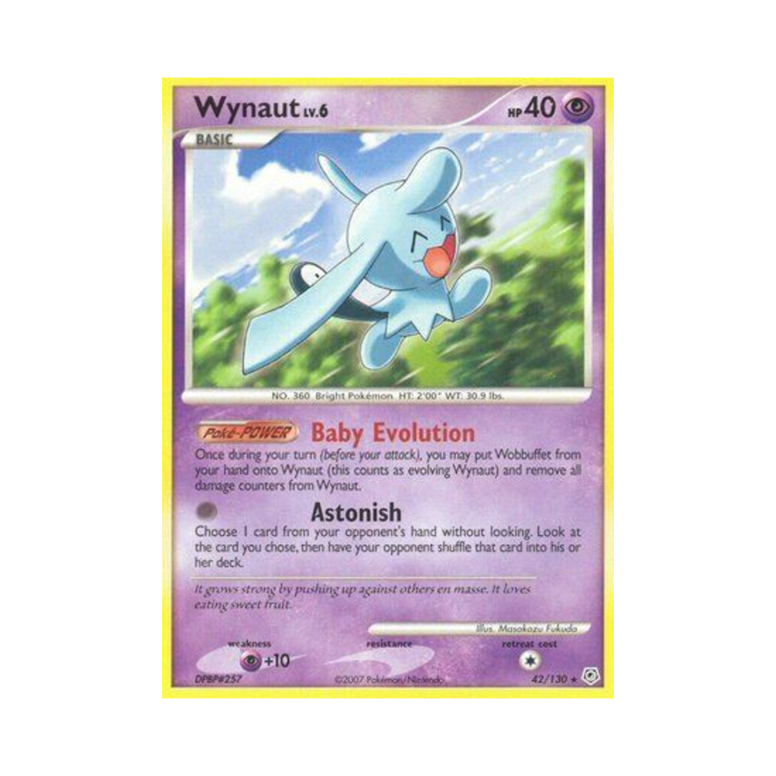 포켓몬 TCG 마자 R 다이아몬드 & 펄 (영문판)(Pokemon TCG Wynaut R Diamond & Pearl (English Ver.)) - 1