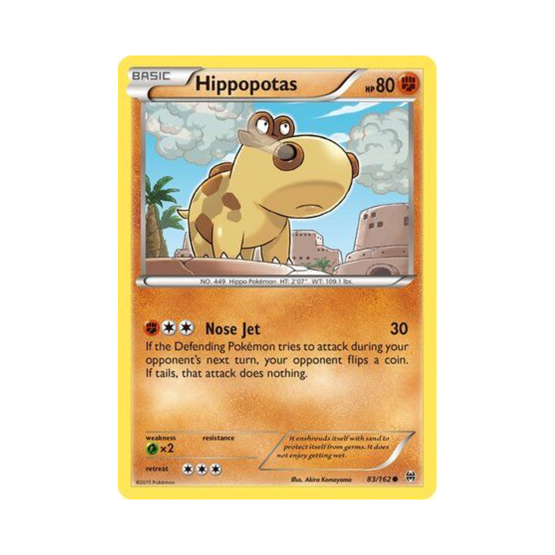 포켓몬 TCG 히포포타스 C 브레이크스루 (영문판)(Pokemon TCG Hippopotas C BREAKthrough (English Ver.)) - 1