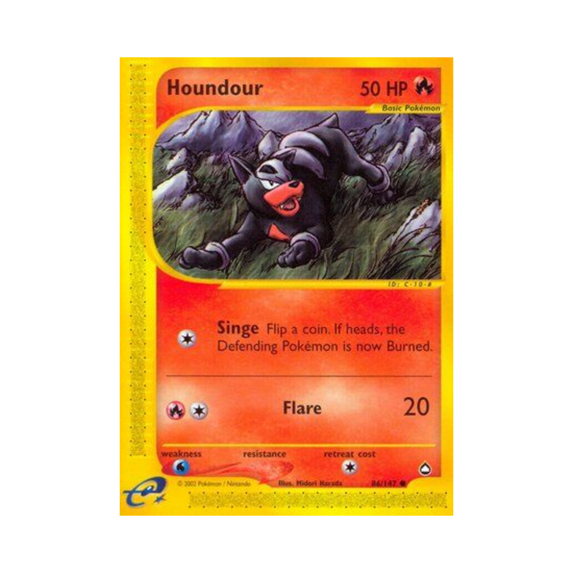 포켓몬 TCG 델빌 C 아쿠아폴리스 (영문판)(Pokemon TCG Houndour C Aquapolis (English Ver.)) - 1