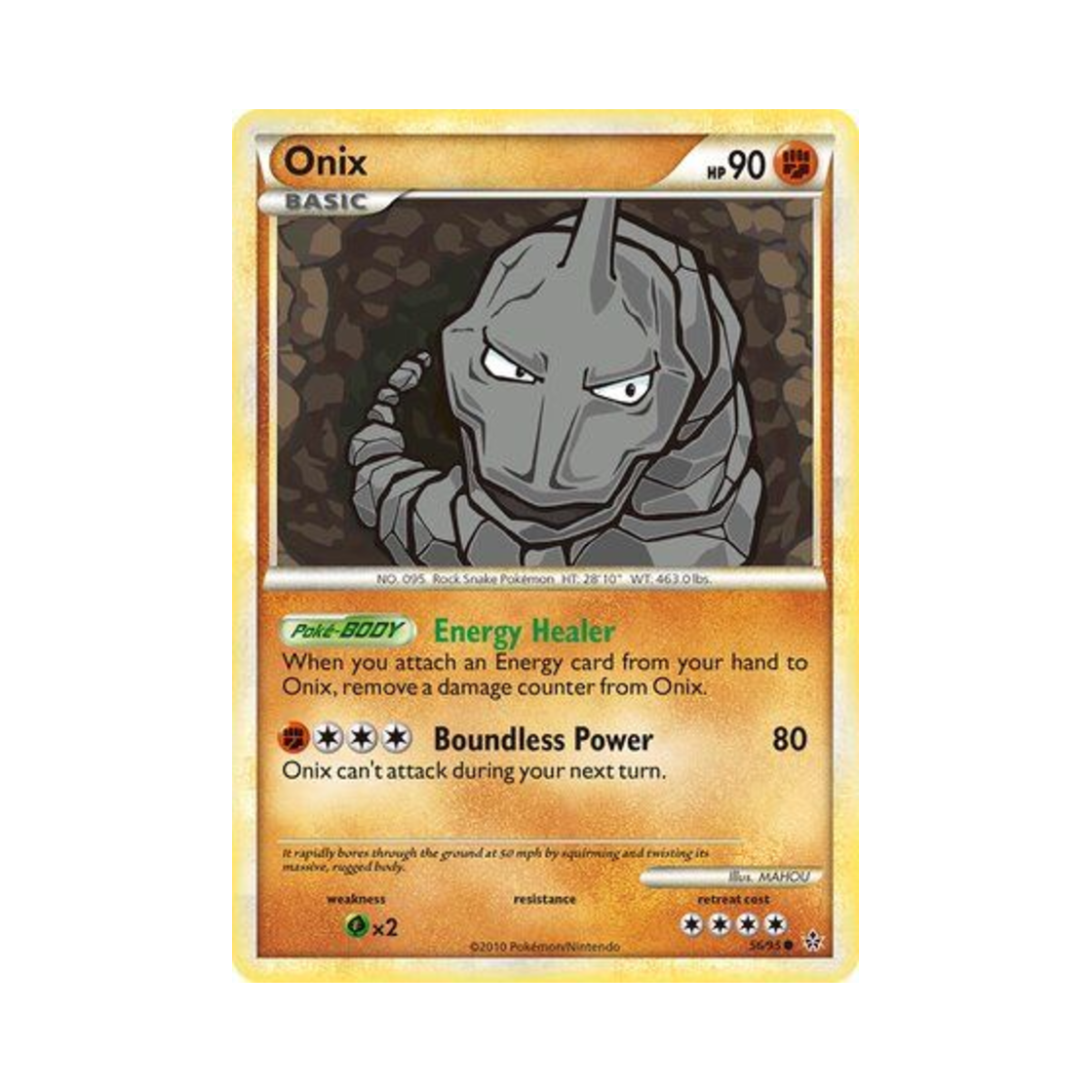 포켓몬 TCG 롱스톤 C 언리쉬드 (영문판)(Pokemon TCG Onix C Unleashed (English Ver.)) - 1