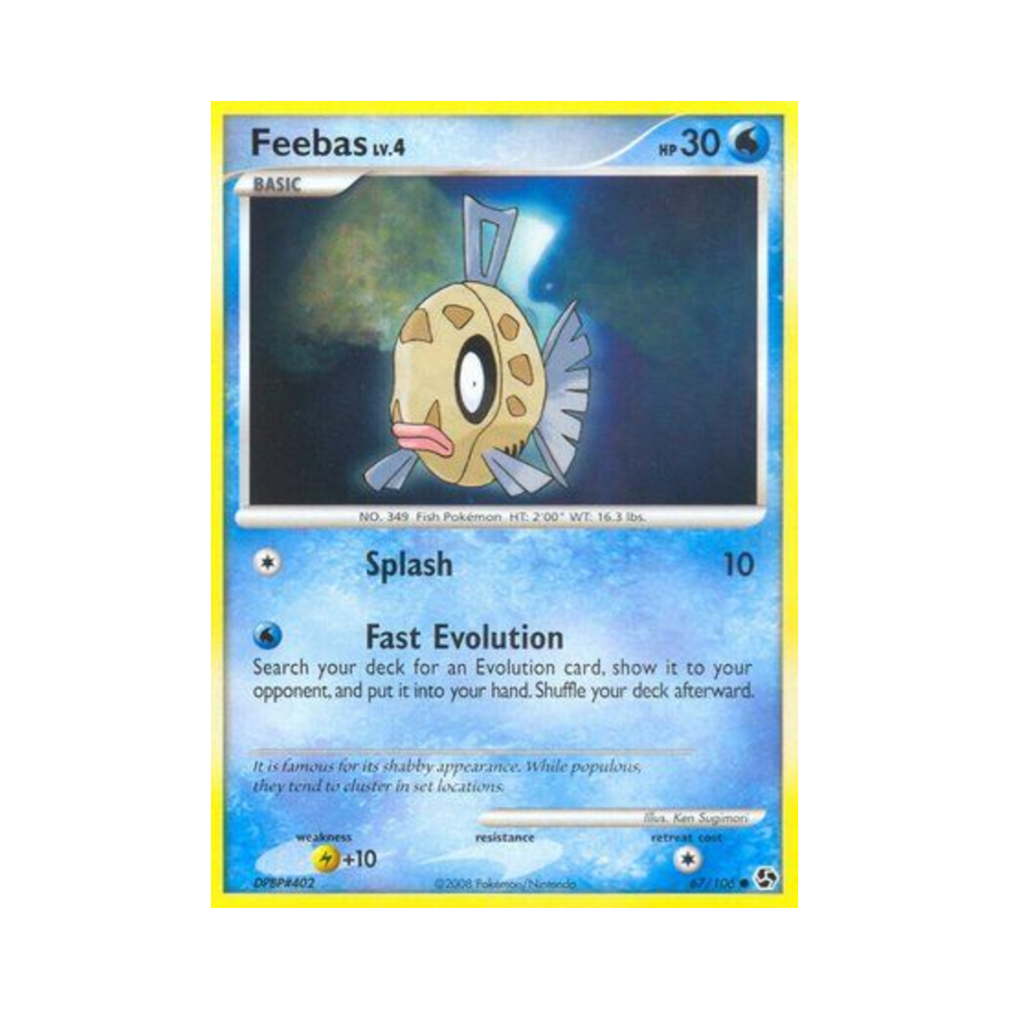 포켓몬 TCG 빈티나 C 그레이트 인카운터스 (영문판)(Pokemon TCG Feebas C Great Encounters (English Ver.))