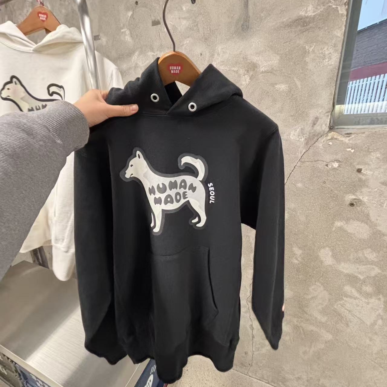 Human made ANIMAL HOODIE SEOUL ブラック HUMAN MADE Stores