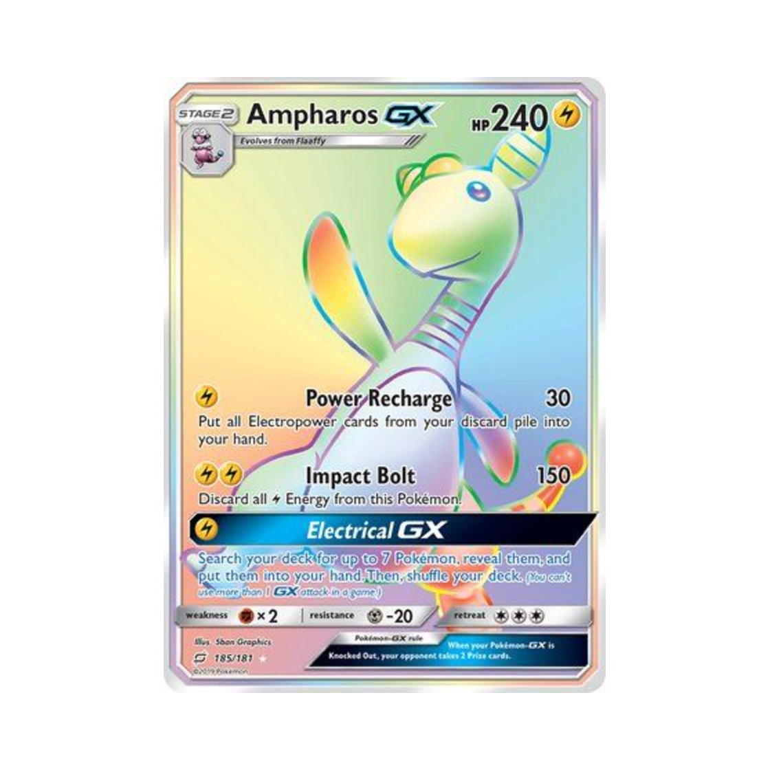 포켓몬 TCG 전룡 GX RR 팀업 (영문판)(Pokemon TCG Ampharos GX RR Team Up (English Ver.)) - 1