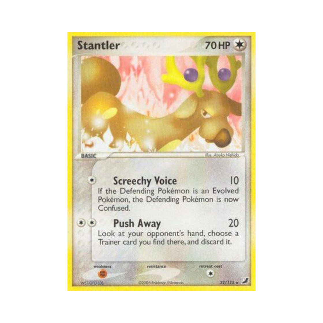 포켓몬 TCG 노라키 R EX 언씬 포시스 (영문판)(Pokemon TCG Stantler R EX Unseen Forces (English Ver.)) - 1