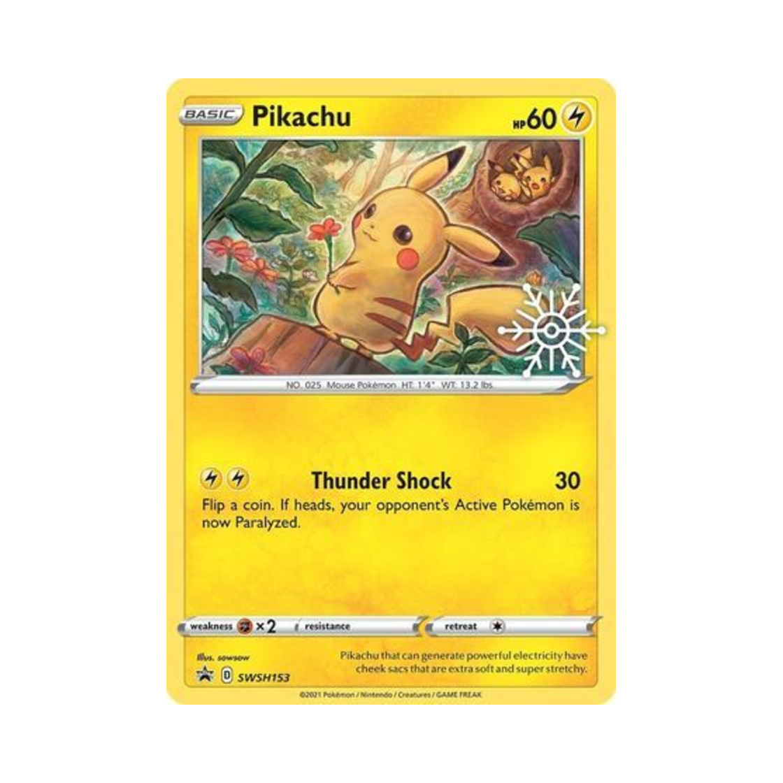 포켓몬 TCG 피카츄 P 소드 & 실드 프로모카드 (영문판)(Pokemon TCG Pikachu P Sword & Shield Promos (English Ver.)) - 1