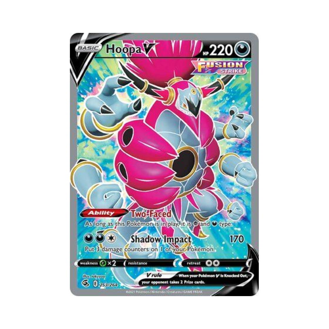 포켓몬 TCG 후파 V RU 퓨전 스트라이크 (영문판)(Pokemon TCG Hoopa V RU Fusion Strike (English Ver.))